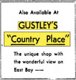 Gustelys Country Place - Apr 1956 Ad (newer photo)